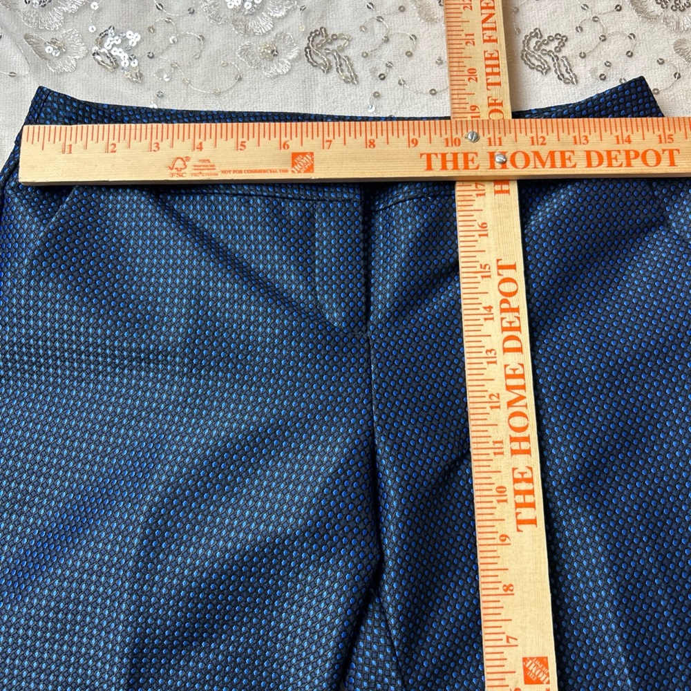 Express Navy Patterned Pants - Picture 8 of 8
